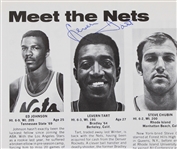 1969 New York Nets Carolina Cougars Team Signed ABA Yearbook w/ 19 Signatures Including Doug Moe, Levern Tart, Les Hunter & More (JSA)