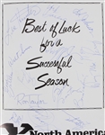 1969 New York Nets Carolina Cougars Team Signed ABA Yearbook w/ 19 Signatures Including Doug Moe, Levern Tart, Les Hunter & More (JSA)