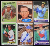 1950s-80s Signed Baseball Trading Card Collection - Lot of 11 w/ Phil Rizzuto, Billy Williams, Roy McMillan & More (JSA)