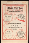 1924 Los Angeles Angels Vernon Tigers Pacific Coast League PCL Scorecard