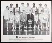 1971 Kentucky Colonels ABA 8" x 10" Team Photo