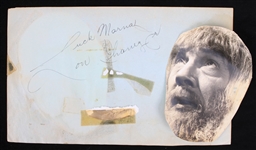 1940s Lon Chaney Jr. The Wolf Man Signed Album Page (*Full JSA Letter*)