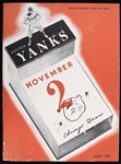 1947 Boston Yanks Chicago Bears Fenway Park Game Program
