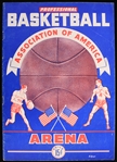 1947-48 St. Louis Bombers Providence Steamrollers St. Louis Arena Game Program