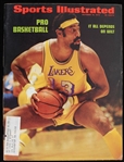 1972 Wilt Chamberlain Los Angeles Lakers Sports Illustrated Magazine