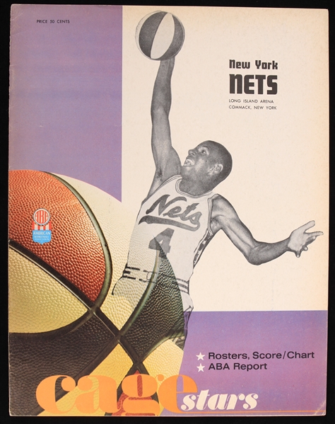 1968-69 New York Nets Denver Rockets Long Island Arena ABA Game Program