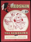 1949 Washington Redskins Pittsburgh Steelers Griffith Stadium Game Program