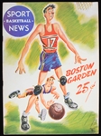 1949 Boston Celtics New York Knickerbockers Boston Garden Game Program