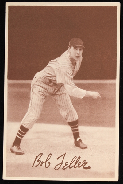 1939 Bob Feller Cleveland Indians How To Throw The Inshoot Goudey Premium