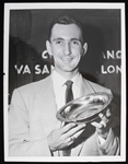 1955 Bob Cousy Boston Celtics Davis Award 7" x 9.25" Original Photo 