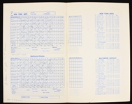 1969 Baltimore Orioles New York Mets Memorial Stadium World Series Game 2 Scored Scorecard