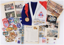 1980s-1990s Carol Miller Collection National & International Bowling Patches, Trophies, Photos, Pinbacks (Lot of 80+) w/ 10K White Gold 298 Game Ring