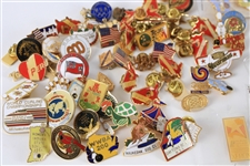 1980s-1990s Carol Miller Collection National & International Bowling Patches, Trophies, Photos, Pinbacks (Lot of 80+) w/ 10K White Gold 298 Game Ring