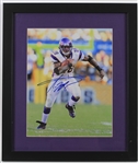 2007-2016 Adrian Peterson Minnesota Vikings Signed 11x14 Framed Photo (JSA)