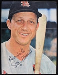 1970s Stan Musial St. Louis Cardinals Signed 7.5" x 10" Magazine Photo 