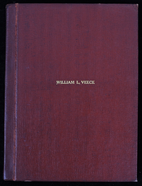 1932 Bill Veeck Sr. Chicago Cubs Hardcover Spalding Baseball Guide