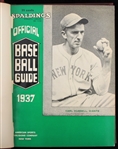 1937 Philip K. Wrigley Chicago Cubs Hardcover Spalding Baseball Guide