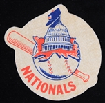1950s Washington Nationals 3" Circular Patch