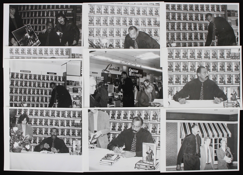 1994 Wilt Chamberlain A View From Above Book Signing 8" x 10" Photos - Lot of 15