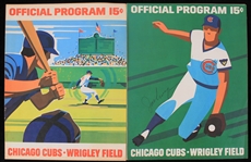1969-72 Chicago Cubs Pittsburgh Pirates Signed Wrigley Field Game Scorecards - Lot of 4 (JSA)