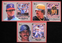 1983 Signed Donruss Action All Stars Baseball Trading Cards - Lot of 9 w/ Johnny Bench, Cal Ripken Jr., Ron Guidry & More (JSA) 