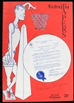 1961 Roger Kaiser Washington Tapers Signed ABL Game Program (JSA)