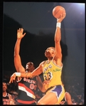 1980s Kareem Abdul Jabbar Los Angeles Lakers Signed 8" x 10" Photo (JSA)