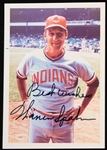 1960s Warren Spahn Cleveland Indians Signed 3.5" x 5" Photo (JSA) 
