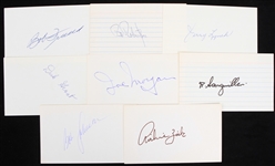 1960's-70's Signed 3 x 5 Index Card Collection - Lot of 16 w/ Joe Morgan, Manny Sanguillen, Smoky Burgess & More (JSA)