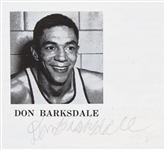 1952-53 Baltimore Bullets Fort Wayne Pistons Multi Signed Partially Scored Game Program w/ 16 Signatures (JSA)