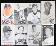 1950s-70s Signed & Facsimile Signed Photo Postcard Cut Collection - Lot of 19 (JSA)