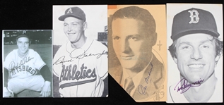1950's-70's Signed & Facsimile Signed Photo Postcard Cut Collection - Lot of 19 (JSA)