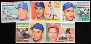 1950's Signed Baseball Trading Cards - Lot of 11 w/ Richie Ashburn, Ralph Kiner, Bob Lemon & More (JSA)