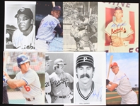 1970's-80's Baseball Signed 8 x 10 Photos - Lot of 37 w/ keith Hernandez, Dale Murphy, Maury Wills & More (JSA)