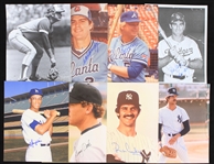 1970's-80's Baseball Signed 8 x 10 Photos - Lot of 37 w/ keith Hernandez, Dale Murphy, Maury Wills & More (JSA)