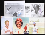 1970's-80's Baseball Signed 8 x 10 Photos - Lot of 37 w/ keith Hernandez, Dale Murphy, Maury Wills & More (JSA)