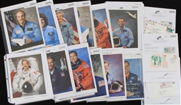 1970's-2000's NASA Astronaut Signed Photo & First Day Envelope Collection - Lot of 100