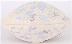 1980-83 Cincinnati Bengals Team Signed ONFL Rozelle Autograph Panel Football w/ 33 Signatures Including Anthony Munoz, Archie Griffin, Max Montoya & More 