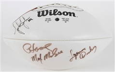 1980s Paul Hornung Max McGee Lynn Dickey Green Bay Packers Signed ONFL Tagliabue Autograph Panel Football 