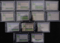 1972 Topps Football Trading Cards - Complete Set of 351 w/ 8 Slabbed Cards