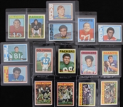 1972 Topps Football Trading Cards - Complete Set of 351 w/ 8 Slabbed Cards