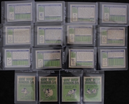 1972 Topps Football Trading Cards - Complete Set of 351 w/ 8 Slabbed Cards