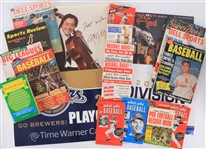 1950s-1990s Baseball, Football, Basketball Magazines, Books & Posters (Lot of 65+)