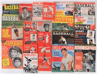 1950s-1990s Baseball, Football, Basketball Magazines, Books & Posters (Lot of 65+)