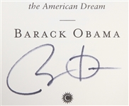 2006 Barack Obama 44th President of the United States The Audacity of Hope Signed Hardcover Book (JSA)