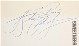 1978 Walter Payton Chicago Bears Signed Sweetness Hardcover Book (JSA)