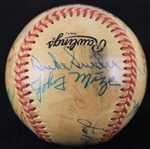 1984-86 Hall of Fame Multi Signed ONL Feeney Baseball w/ 18 Signatures Including Hank Aaron, Tom Seaver, Pete Rose & More (JSA) 