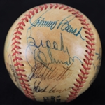1984-86 Hall of Fame Multi Signed ONL Feeney Baseball w/ 18 Signatures Including Hank Aaron, Tom Seaver, Pete Rose & More (JSA) 