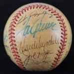 1984-86 Hall of Fame Multi Signed ONL Feeney Baseball w/ 18 Signatures Including Hank Aaron, Tom Seaver, Pete Rose & More (JSA) 
