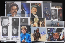 1980's-2000's Star Wars Memorabilia Collection - Lot of 150+ w/ Trading Cards, Signed Photos & More